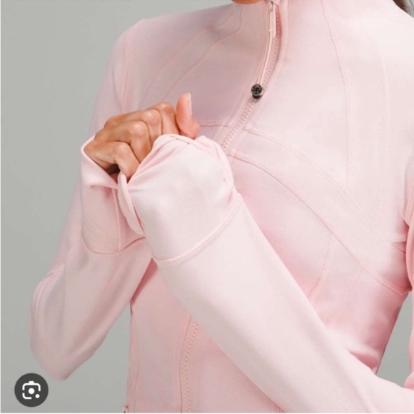 Sold out Lululemon Define Jacket *Nulu Strawberry Milkshake sz 12 Like New - Picture 4 of 11